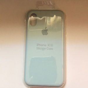 Brand New (Baby blue) iPhone silicone case 4 X+Xs